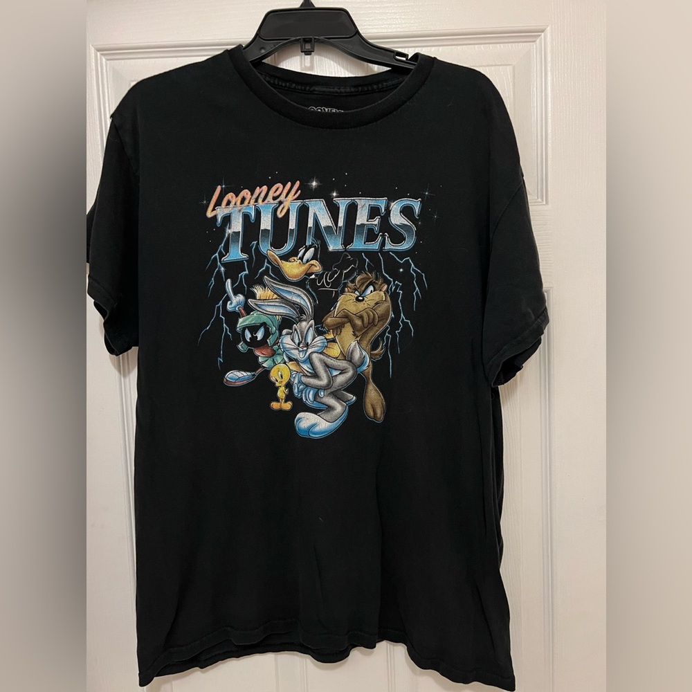 Looney Tunes Black Graphic T-Shirt